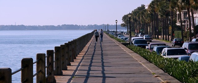 walkway along a south carolina waterway
